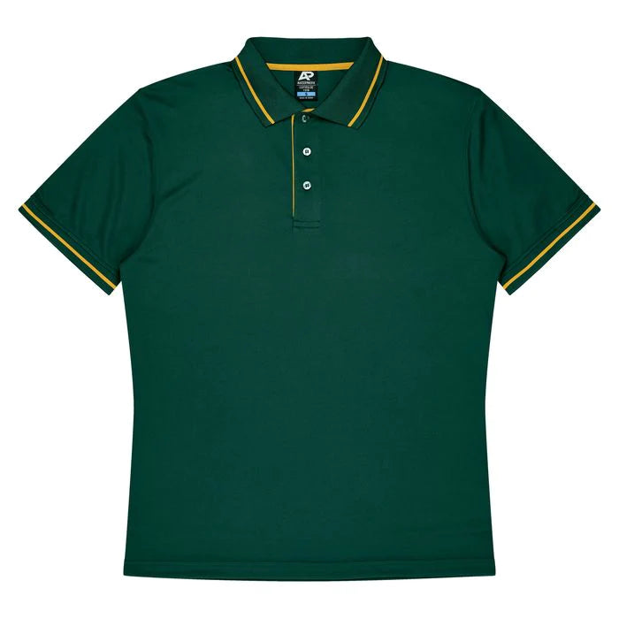 Aussie Pacific Cottesloe Men's Polo Shirt 1319  Aussie Pacific BOTTLE/GOLD S 